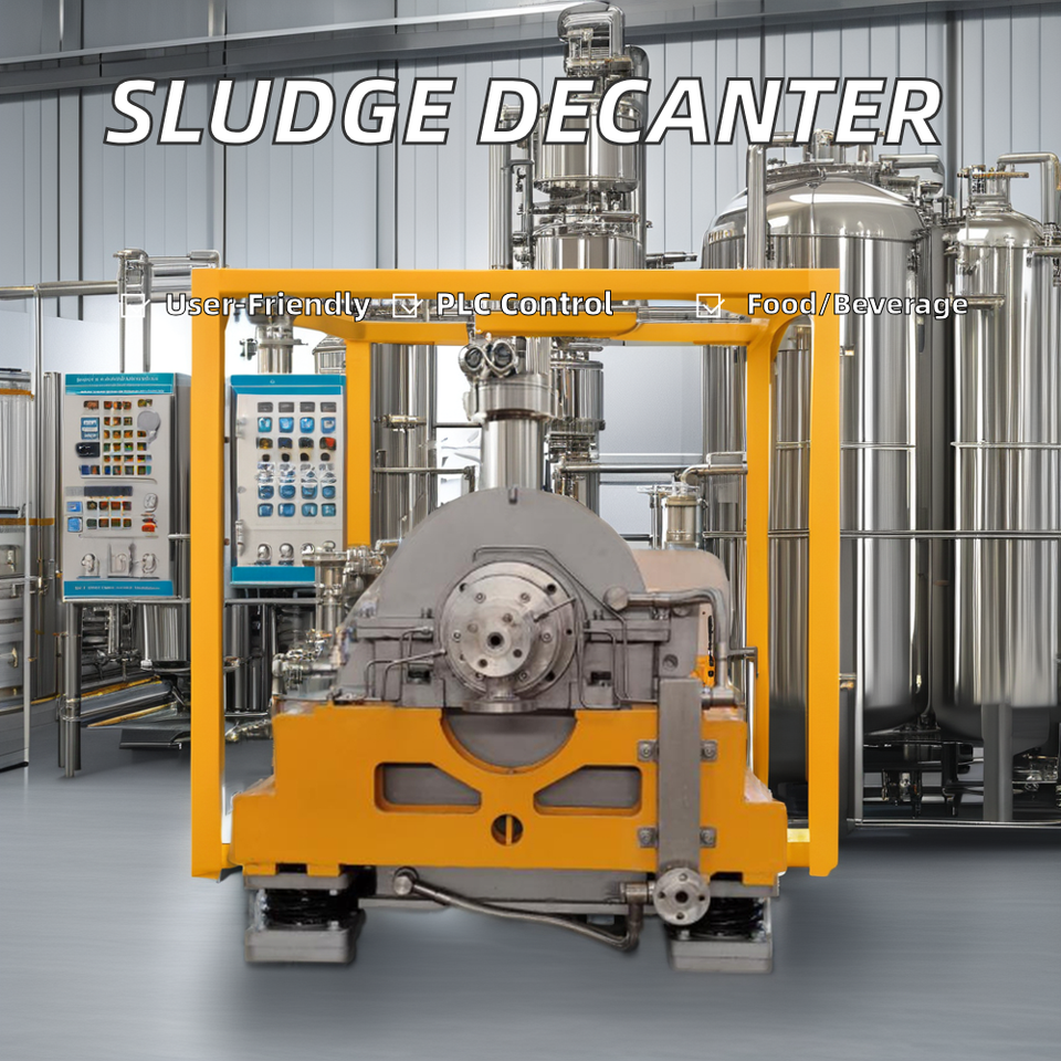Centrífuga decantadora antideflagrante en SS316L — 3