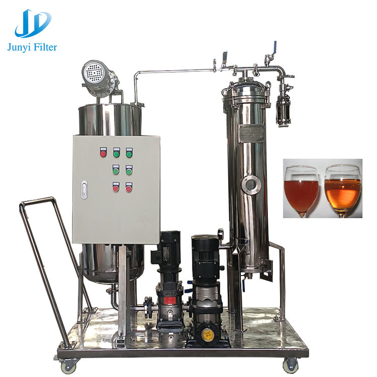 Filtro de terra de diatomáceas para bebidas — 1