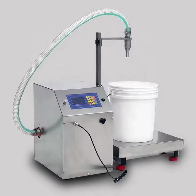 Gravimetrische Abfüllmaschine für viskose Flüssigkeiten bis 72 l — 2